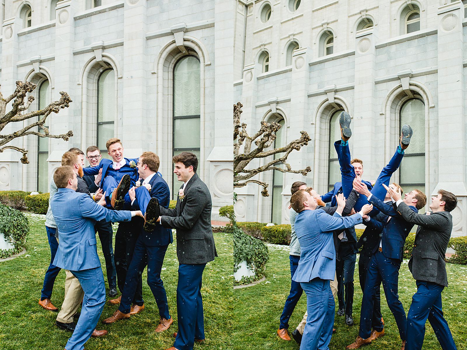 Groomsmen | Salt Lake Temple Wedding 