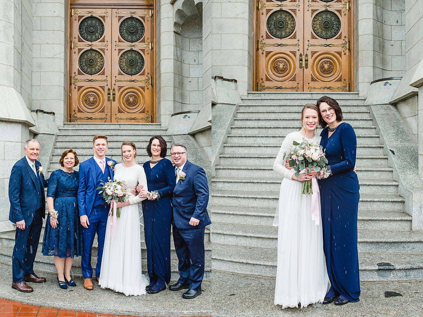 Salt Lake Temple Wedding | Family Pictures 
