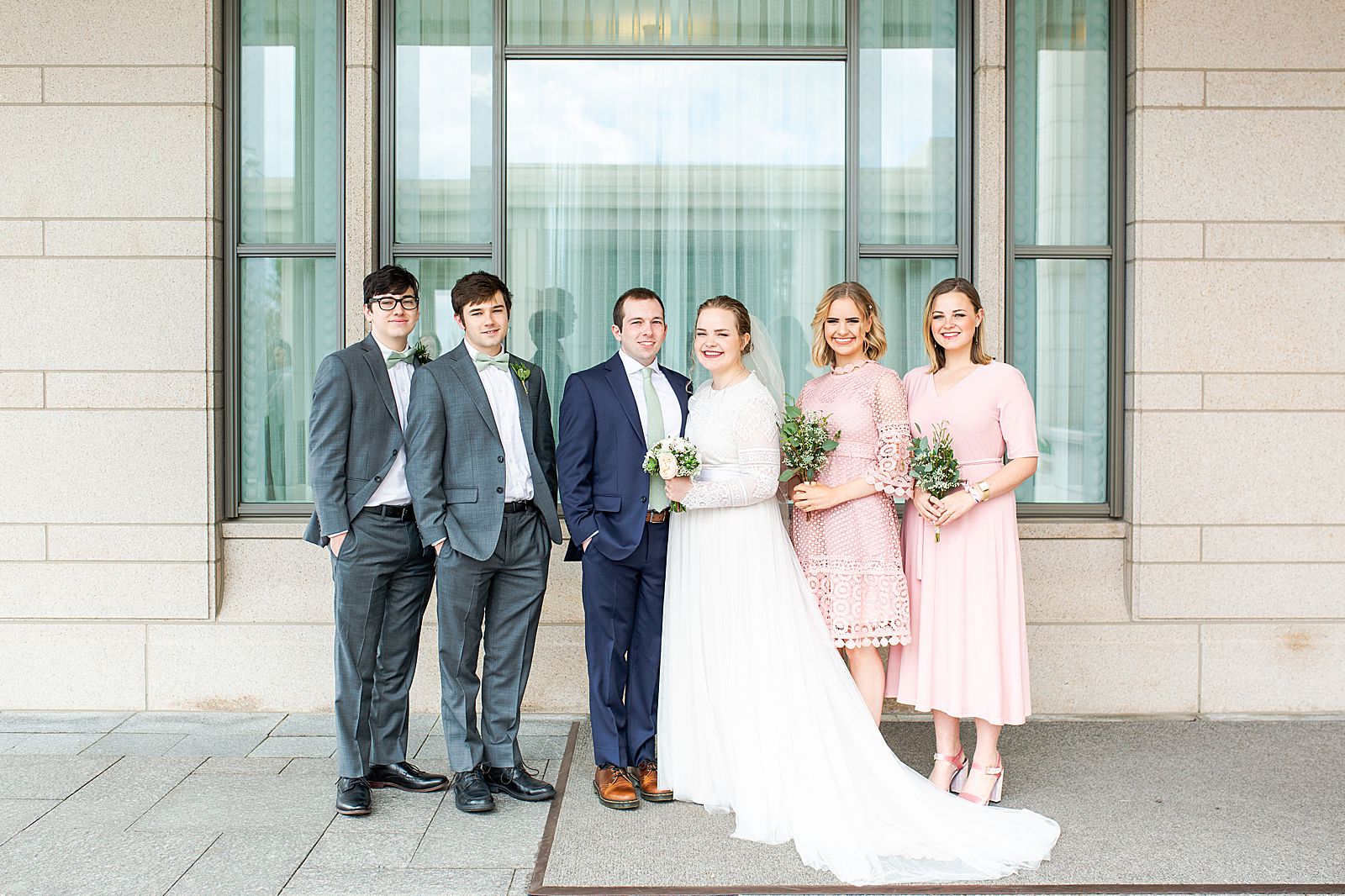 Oquirrh Temple Wedding | Family Pictures 