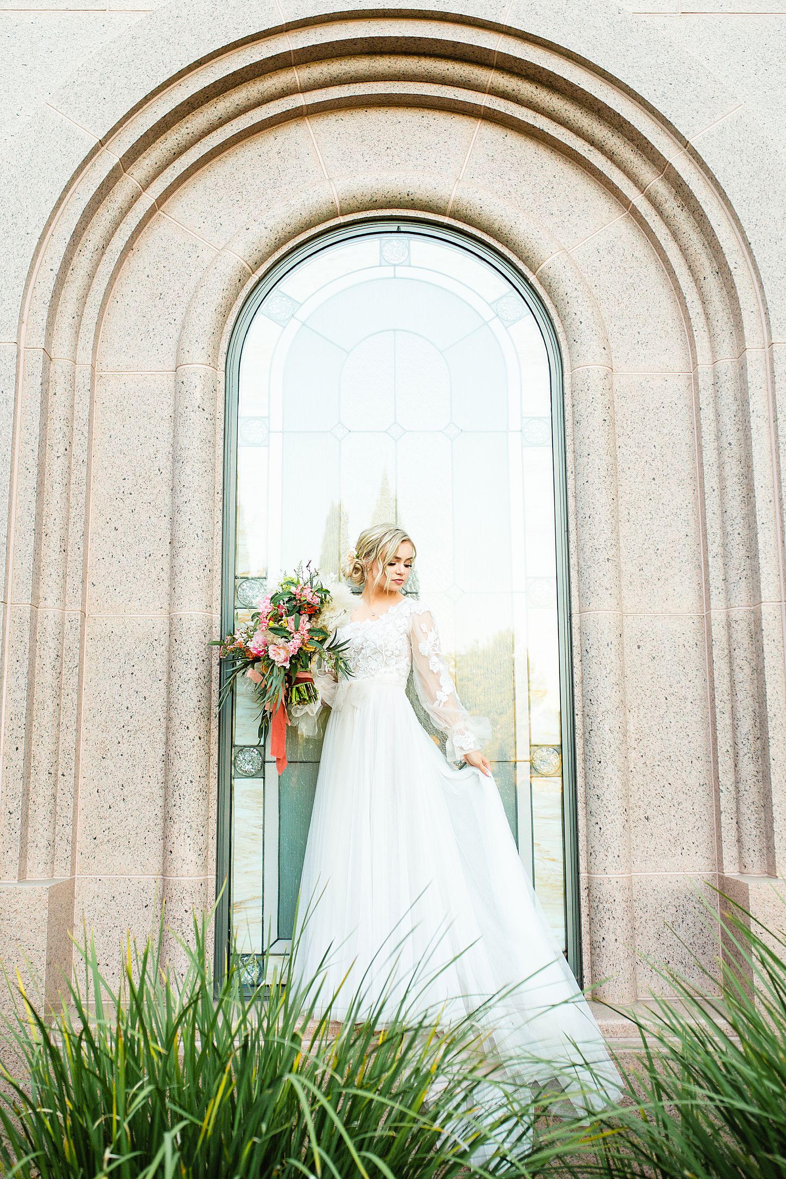 Newport Temple Bridals | Bridal Gown | Destination Wedding Photographer | California Wedding