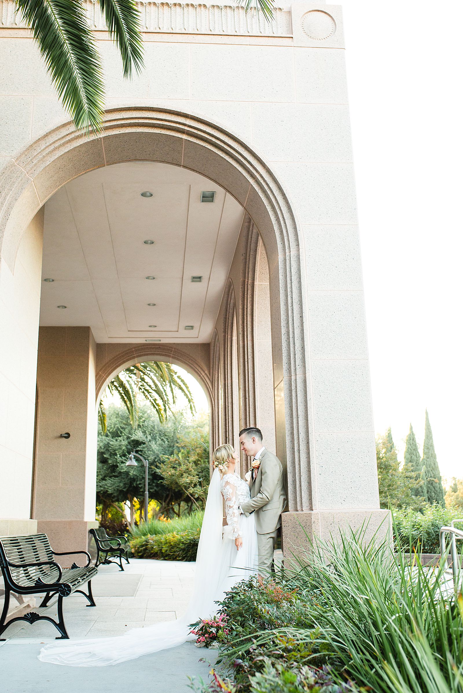 Newport Temple Bridals | Bridal Gown | Destination Wedding Photographer | California Wedding | Veil Shots