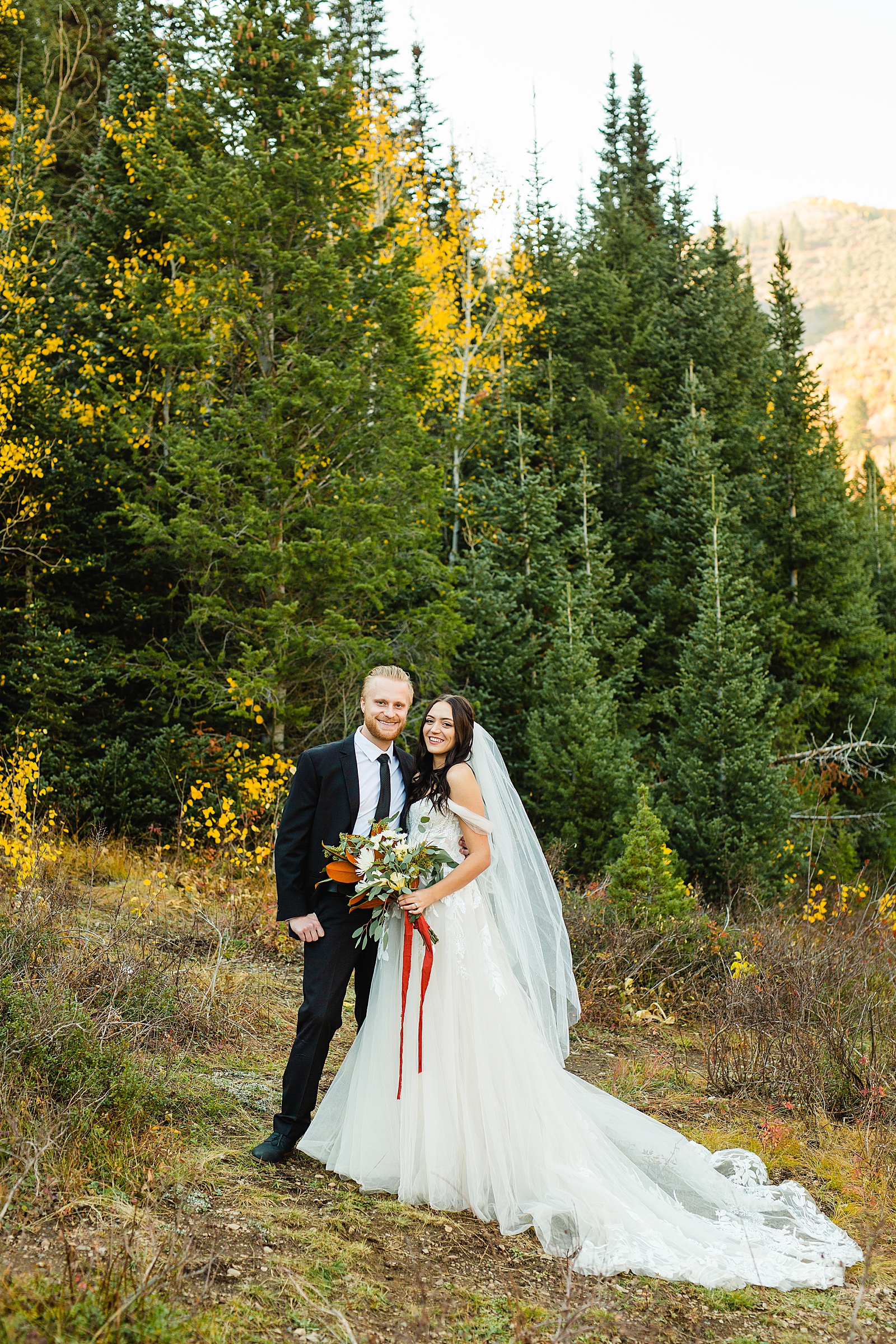 Fall Mountain Bridal Session.