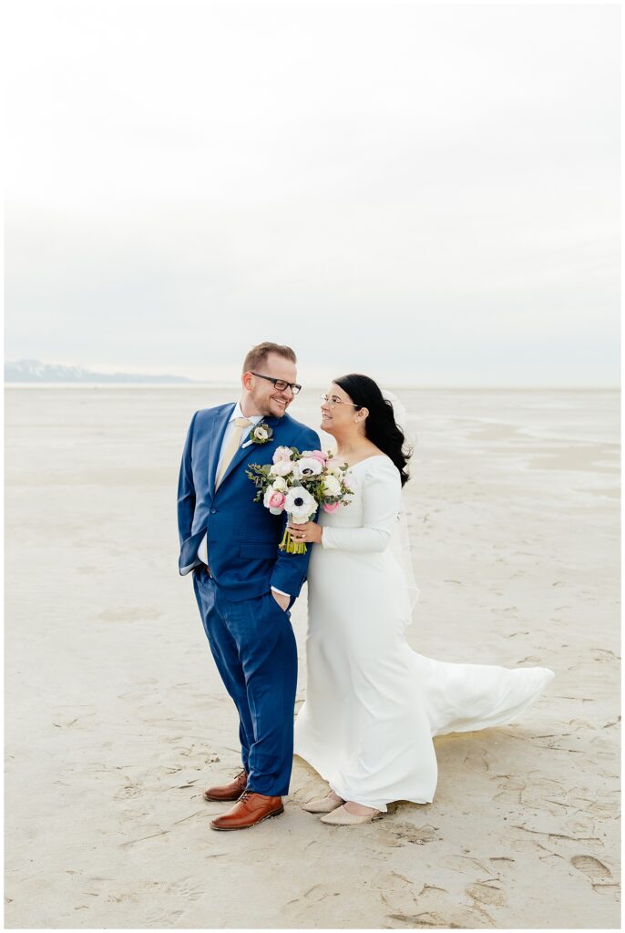 Salt Air Bridal Session | Utah Wedding Photographer